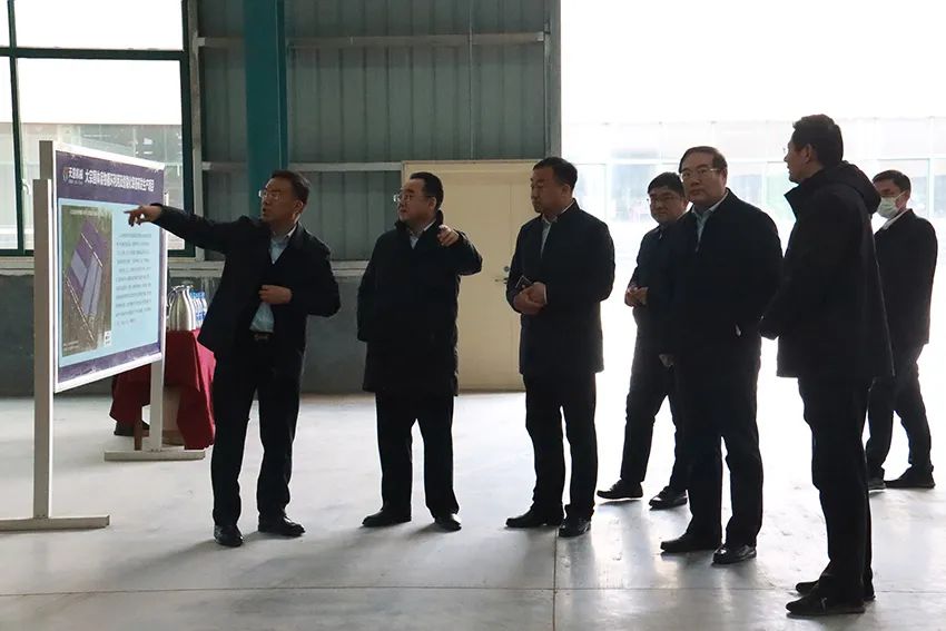 濟(jì)寧市委常委，市政府副市長(zhǎng)、黨組副書記王宏偉蒞臨天意機(jī)械調(diào)研大宗固廢項(xiàng)目